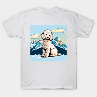 Support the Environment with Every Purchase - Poodle Mountain Design T-Shirt